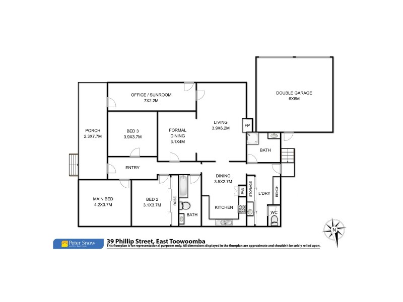 39 Phillip Street, East Toowoomba QLD 4350 Floorplan
