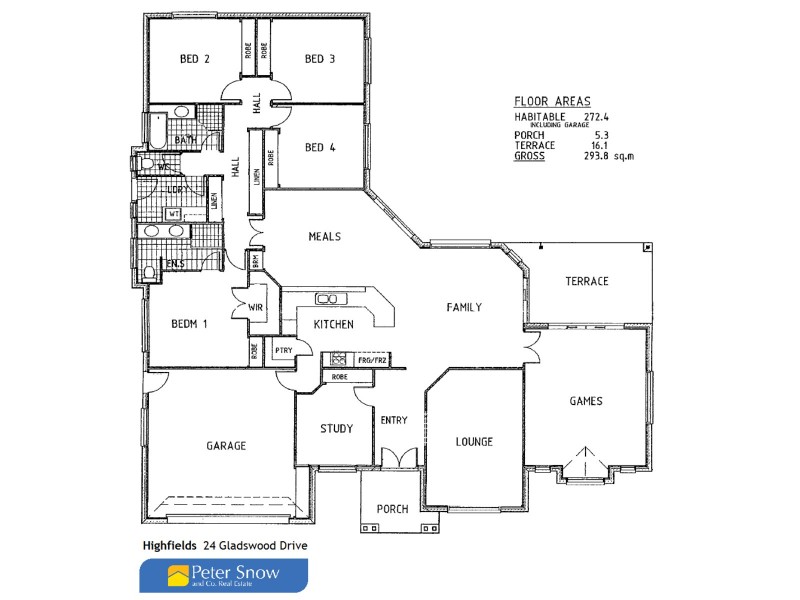 24 Gladswood Drive, Highfields QLD 4352 Floorplan