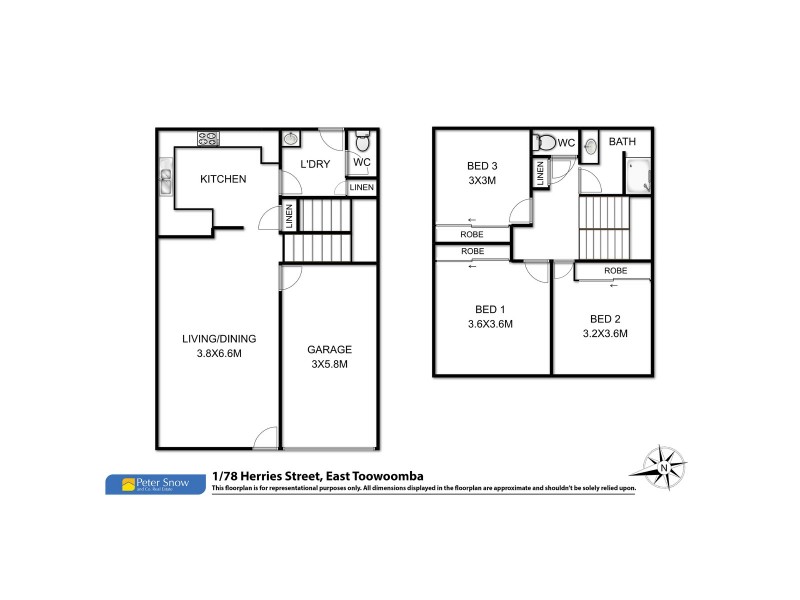 1/78 Herries Street, East Toowoomba QLD 4350 Floorplan