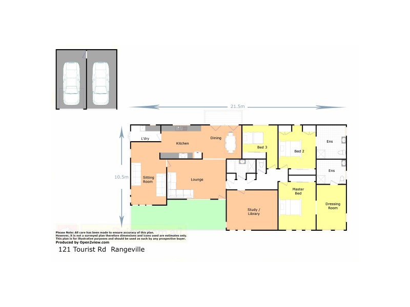 121 Tourist Road, Rangeville QLD 4350 Floorplan