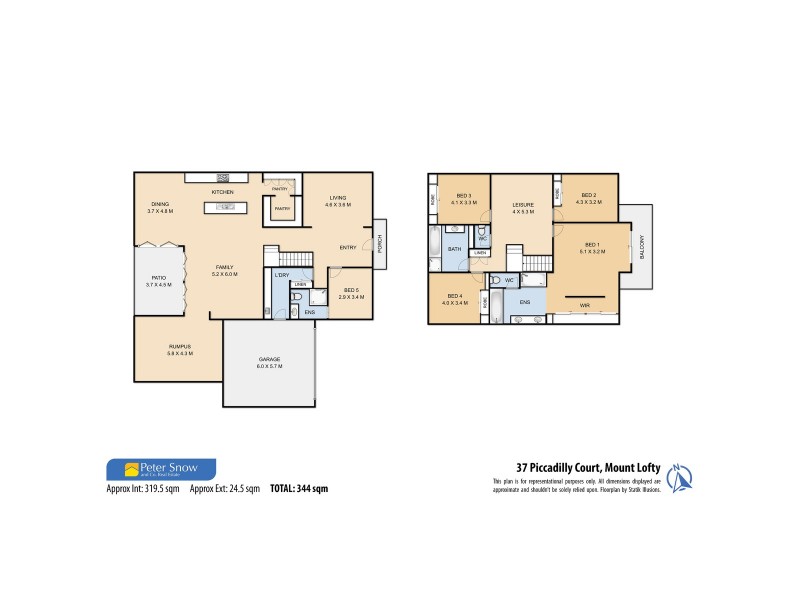 37 Piccadilly Court, Mount Lofty QLD 4350 Floorplan