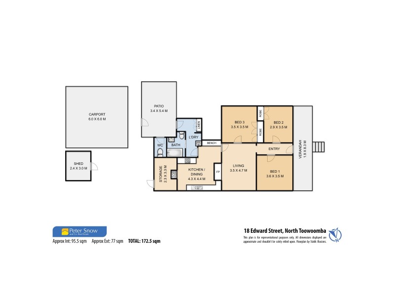 18 Edward Street, North Toowoomba QLD 4350 Floorplan