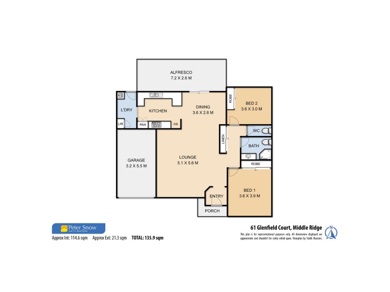 61/12 Glenfield Court, Middle Ridge QLD 4350 Floorplan