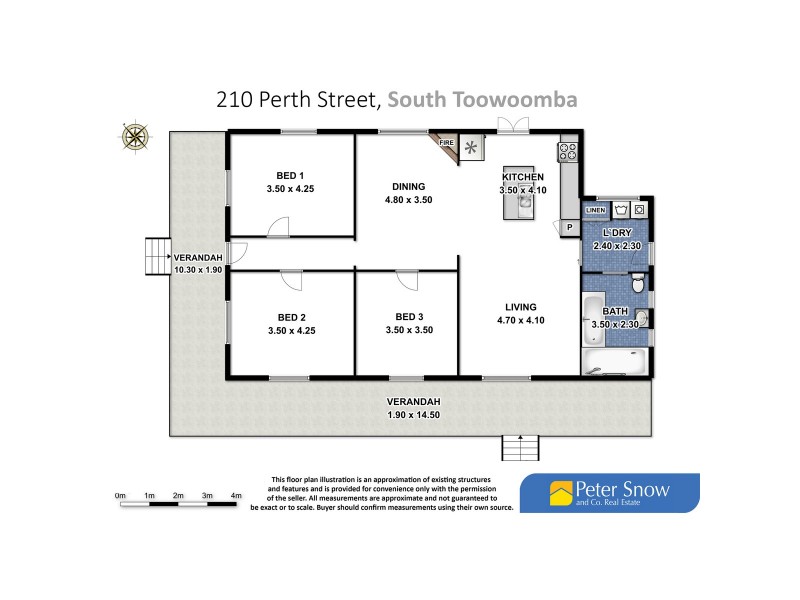 210 Perth Street, South Toowoomba QLD 4350 Floorplan
