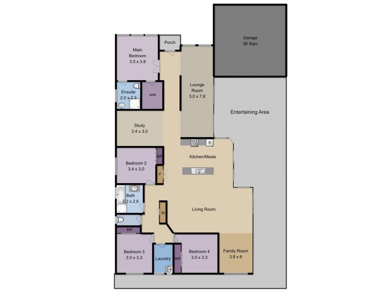 34 Lamour Avenue, South Morang VIC 3752 Floorplan