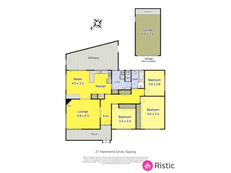 27 Hammond Drive, Epping VIC 3076 Floorplan