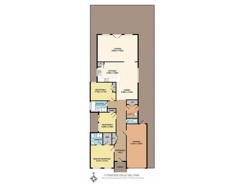 17 Tennyson Circuit, Mill Park VIC 3082 Floorplan