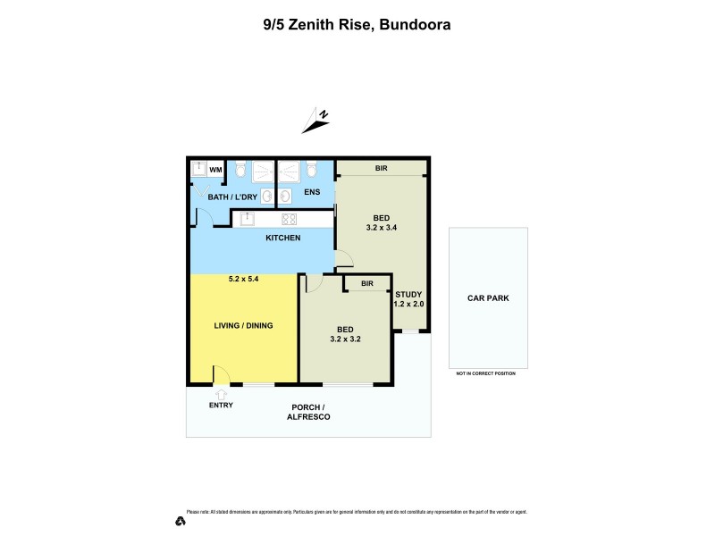 9/5 Zenith Rise, Bundoora VIC 3083 Floorplan