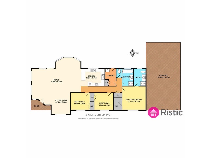 6 Yvette Court, Epping VIC 3076 Floorplan