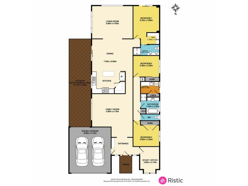 87 Golfview Drive, Craigieburn VIC 3064 Floorplan