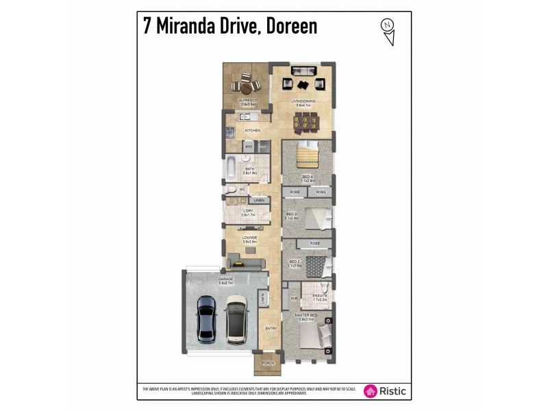 7 Miranda Drive, Doreen VIC 3754 Floorplan