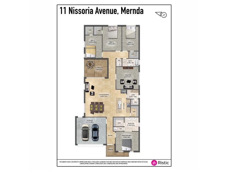 11 Nissoria Avenue, Mernda VIC 3754 Floorplan