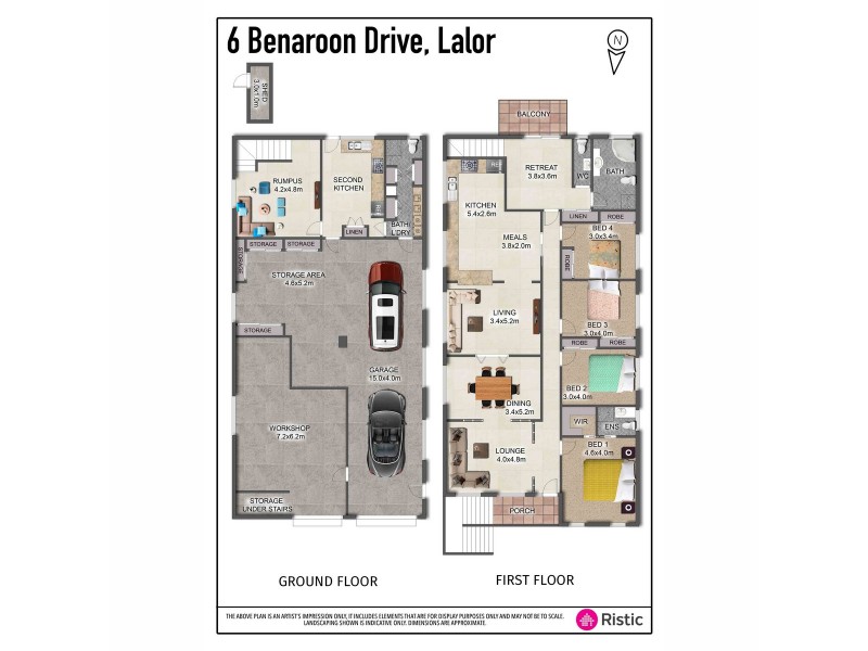 6 Benaroon Drive, Lalor VIC 3075 Floorplan