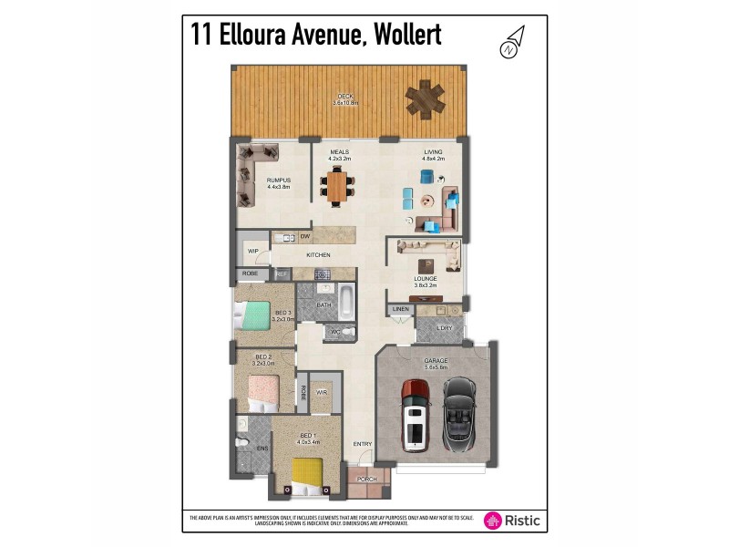 11 Elloura Avenue, Wollert VIC 3750 Floorplan