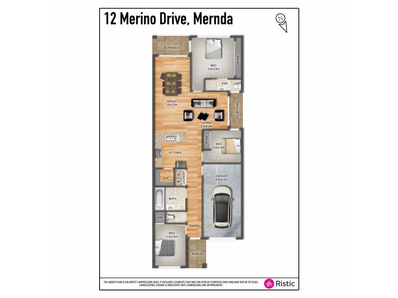 12 Merino Drive, Mernda VIC 3754 Floorplan