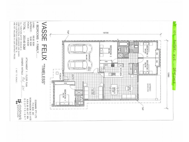 20 Amber Avenue, Curlewis VIC 3222 Floorplan