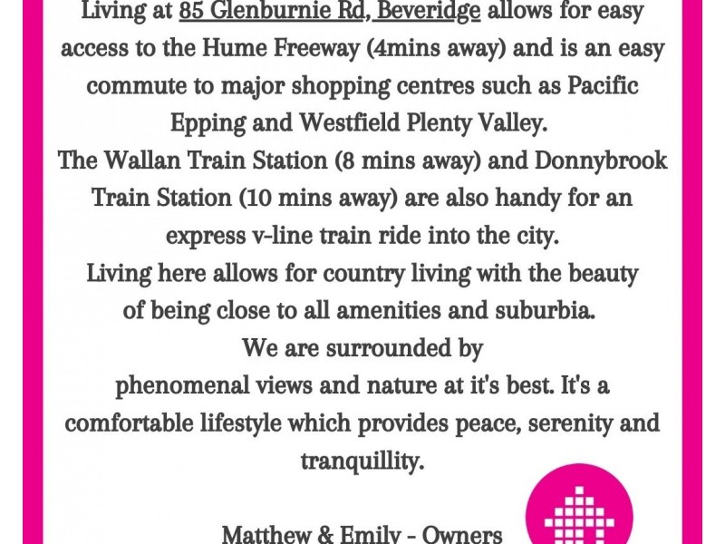 85 Glenburnie Road, Beveridge VIC 3753