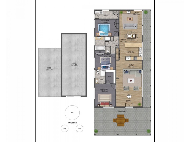 85 Glenburnie Road, Beveridge VIC 3753 Floorplan