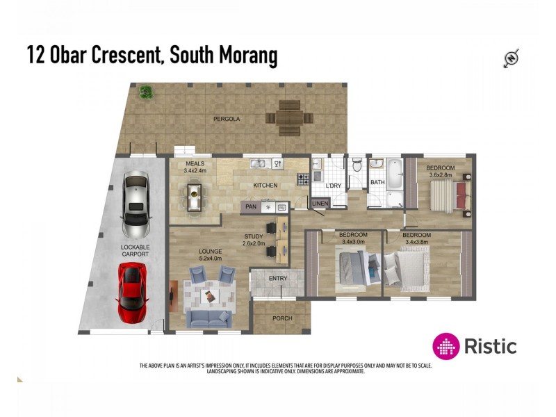 12 Obar Crescent, South Morang VIC 3752 Floorplan