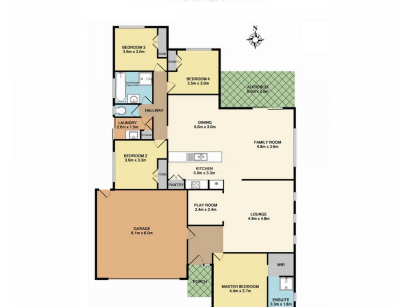 3 Woodridge Crescent, Doreen VIC 3754 Floorplan