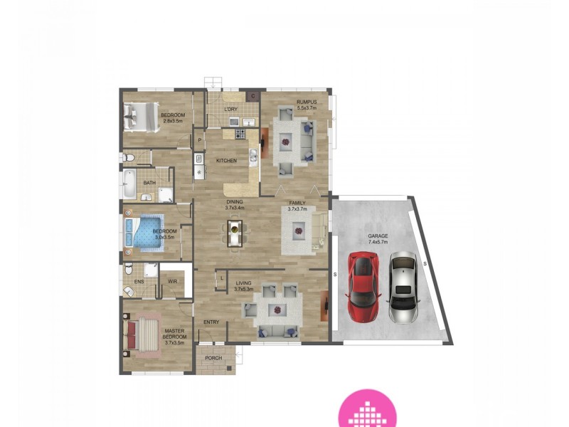 2 Asquith Court, Epping VIC 3076 Floorplan