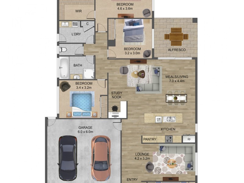 21 Cortona Grange, Mernda VIC 3754 Floorplan