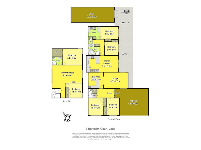 3 Bencairn Court, Lalor VIC 3075 Floorplan