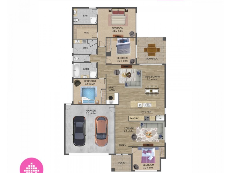 21 Cortona Grange, Mernda VIC 3754 Floorplan