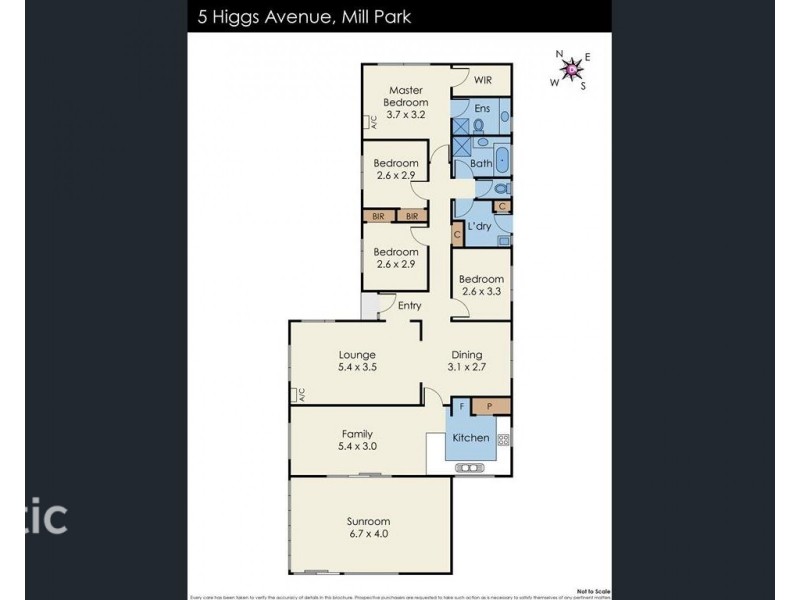 5 Higgs Avenue, Mill Park VIC 3082 Floorplan