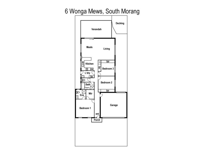 6 Wonga Mews, South Morang VIC 3752 Floorplan