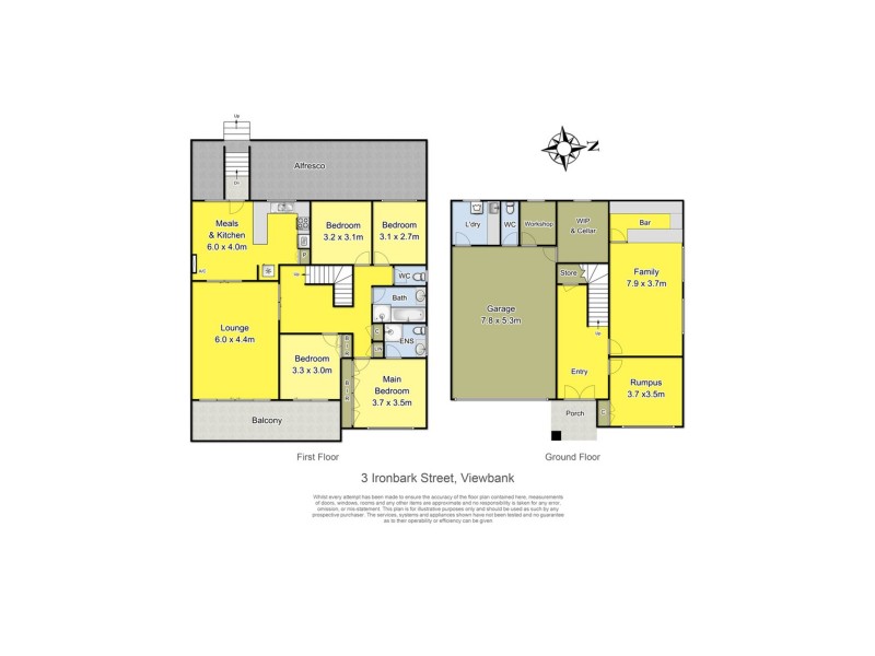 3 Ironbark Street, Viewbank VIC 3084 Floorplan