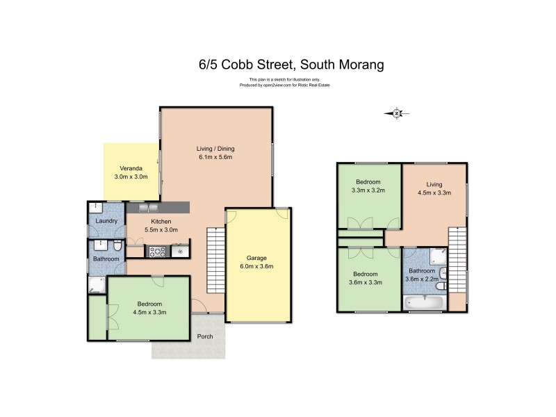 6/5 Cobb Street, South Morang VIC 3752 Floorplan