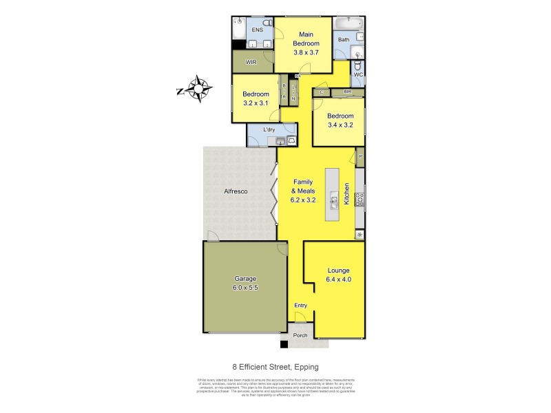 8 Efficient Street, Epping VIC 3076 Floorplan