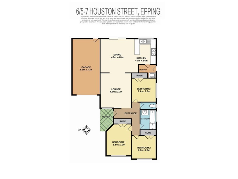 6/7 Houston Street, Epping VIC 3076 Floorplan