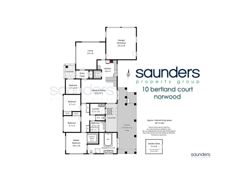 10 Bertland Court, Norwood TAS 7250 Floorplan