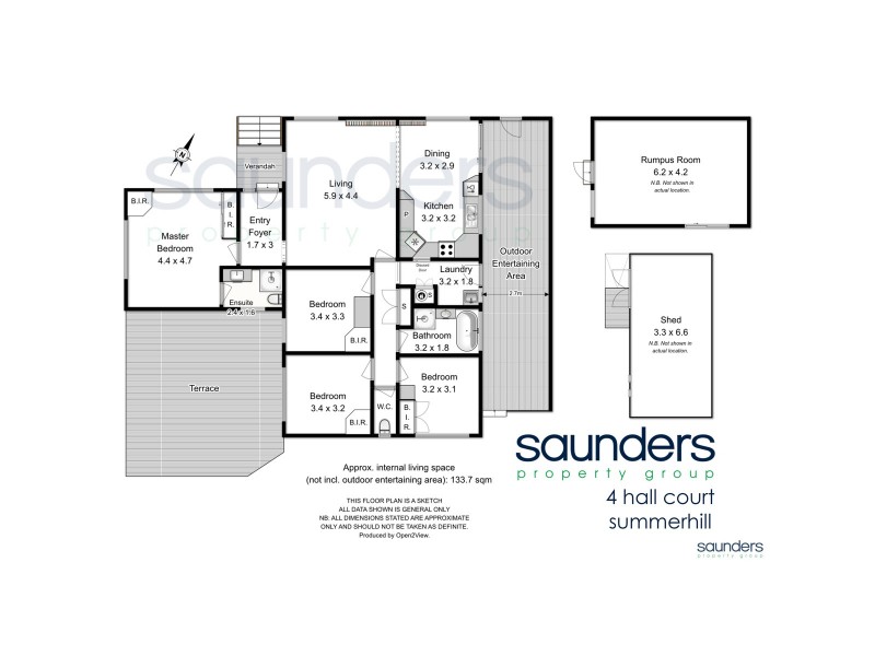 Summerhill TAS 7250 Floorplan