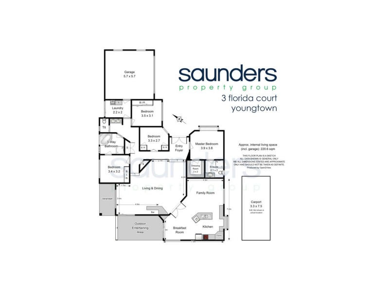 3 Florida Court, Youngtown TAS 7249 Floorplan