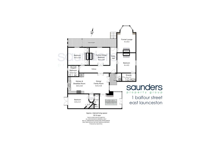 1 Balfour Street, Launceston TAS 7250 Floorplan