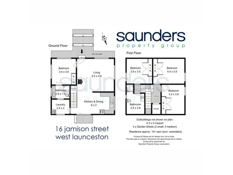 16 Jamison Street, West Launceston TAS 7250 Floorplan