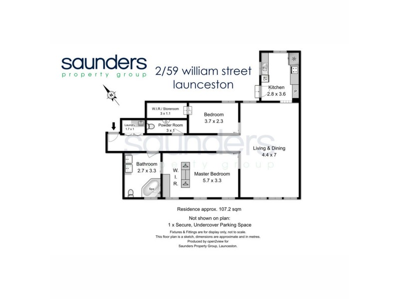 Unit 2/59 William Street, Launceston TAS 7250 Floorplan