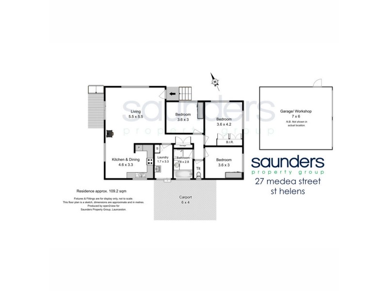 27 Medea Street, St Helens TAS 7216 Floorplan