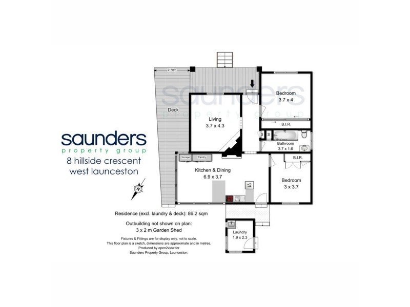 8 Hillside Crescent, West Launceston TAS 7250 Floorplan