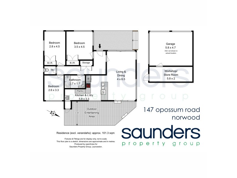 147 Opossum Road, Norwood TAS 7250 Floorplan