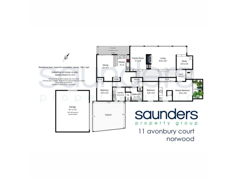 11 Avonbury Court, Norwood TAS 7250 Floorplan