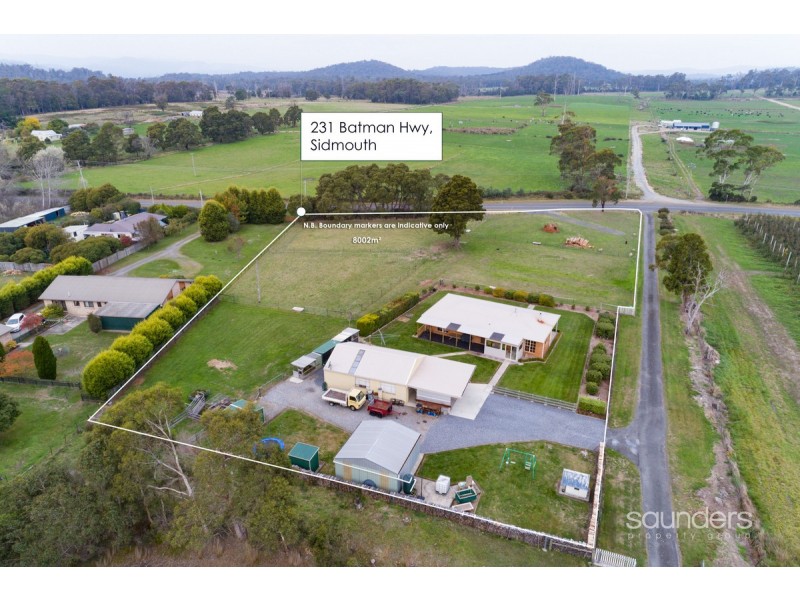 231 Batman Highway, Sidmouth TAS 7270