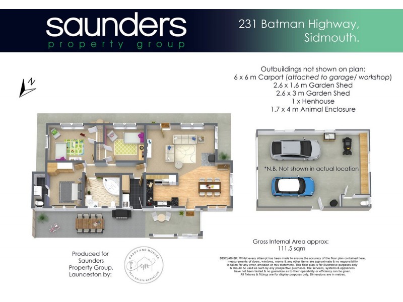 231 Batman Highway, Sidmouth TAS 7270