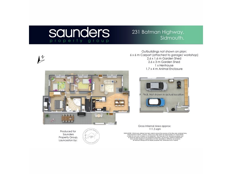 231 Batman Highway, Sidmouth TAS 7270 Floorplan