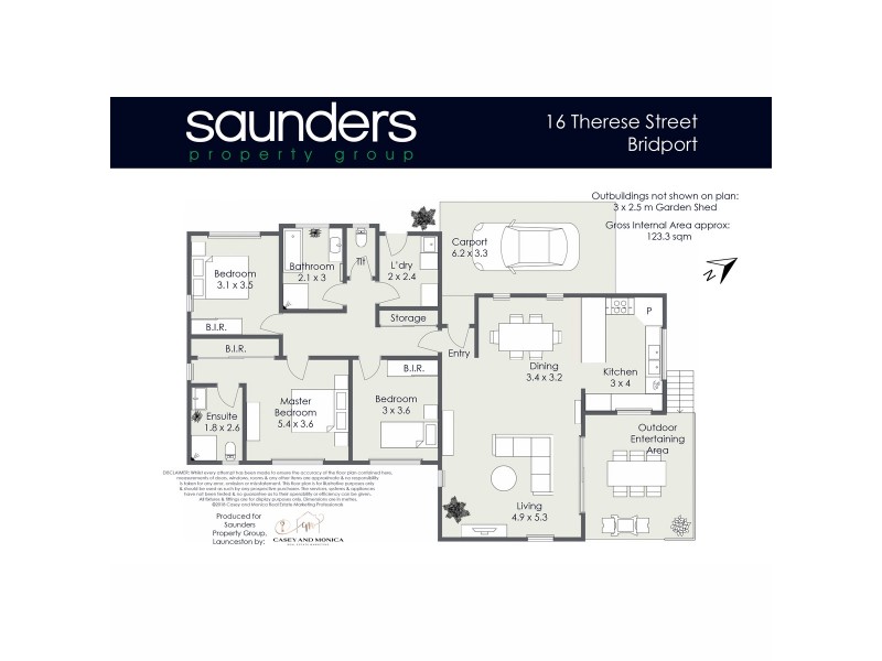 16 Therese Street, Bridport TAS 7262 Floorplan