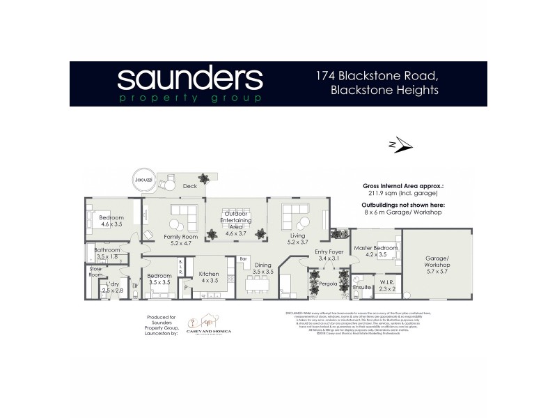 174 Blackstone Road, Blackstone Heights TAS 7250 Floorplan