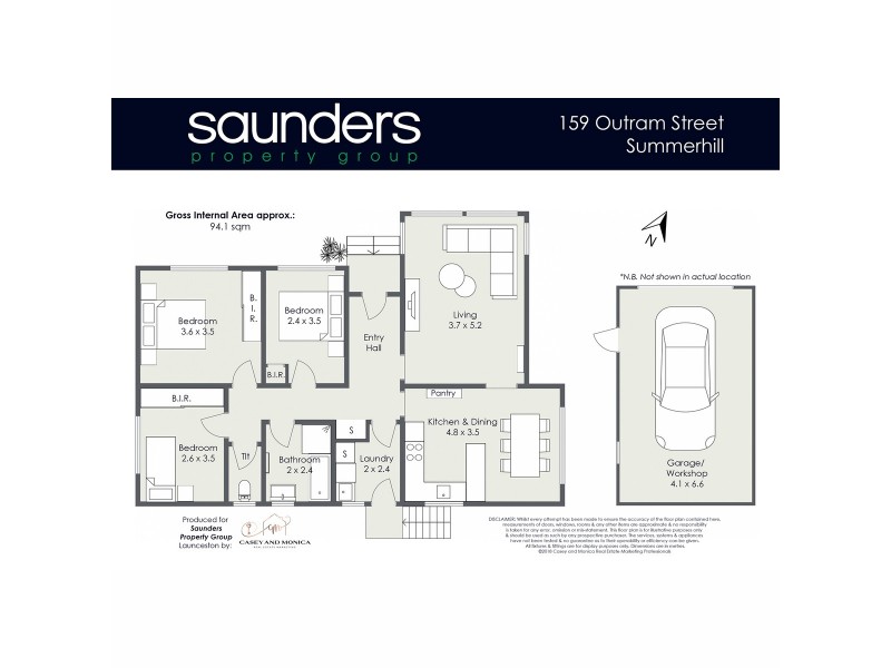 159 Outram Street, Summerhill TAS 7250 Floorplan